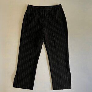 Herman Geist Women's VTG Pinstripe Trouser Pants 12P